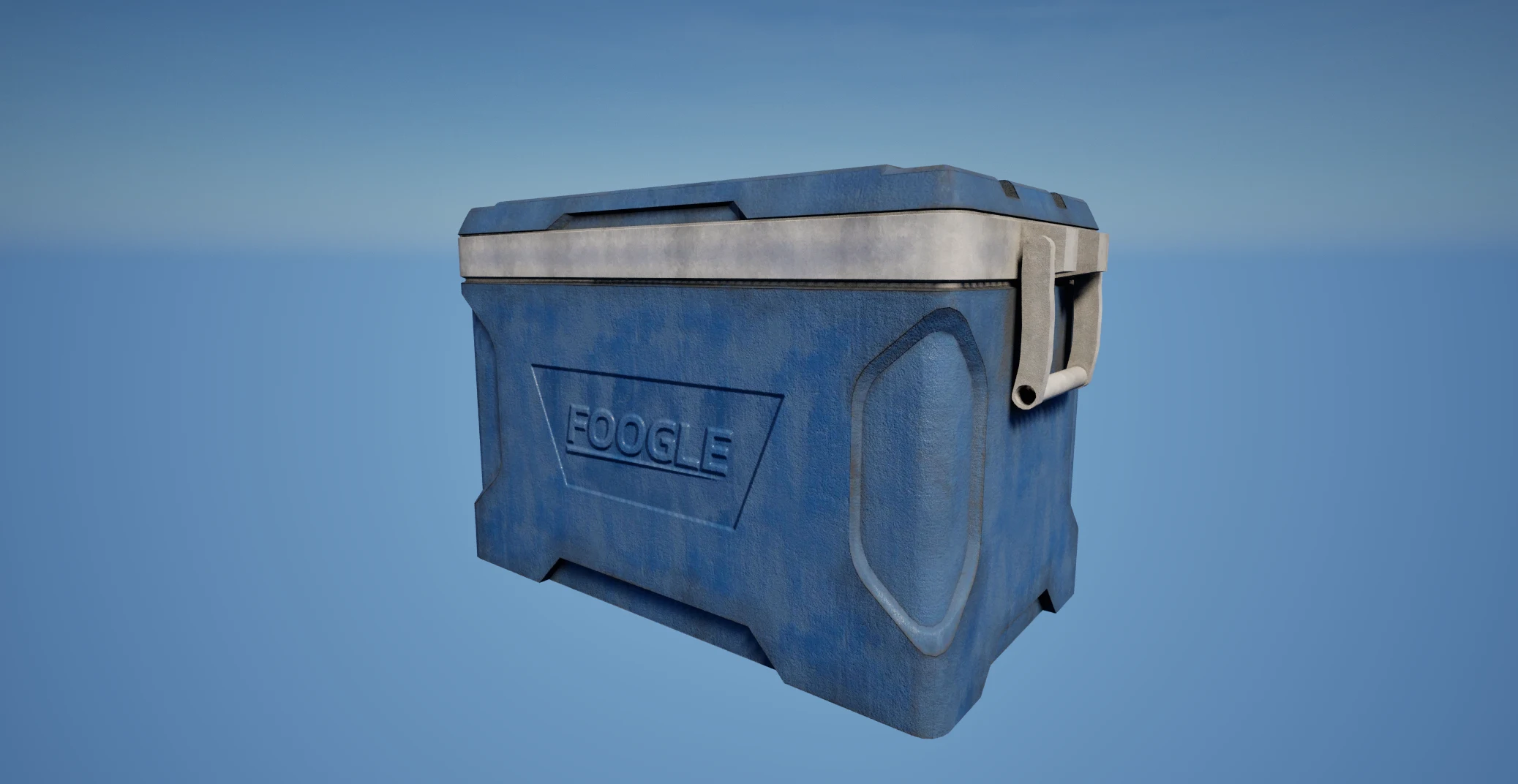 Cooler prop presentation render