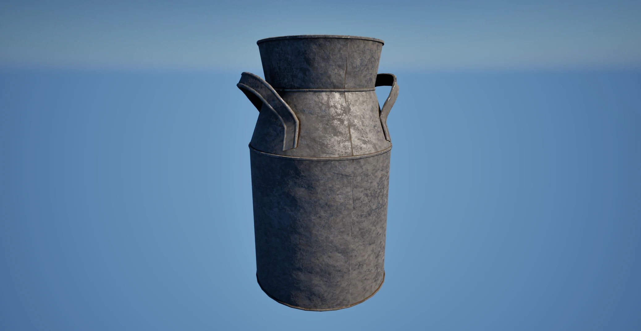 Metal vase prop presentation render