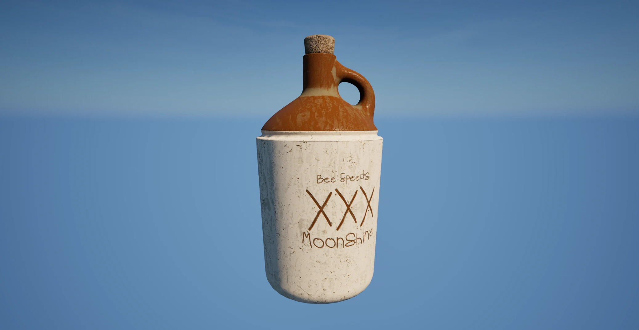 Moonshine prop presentation render