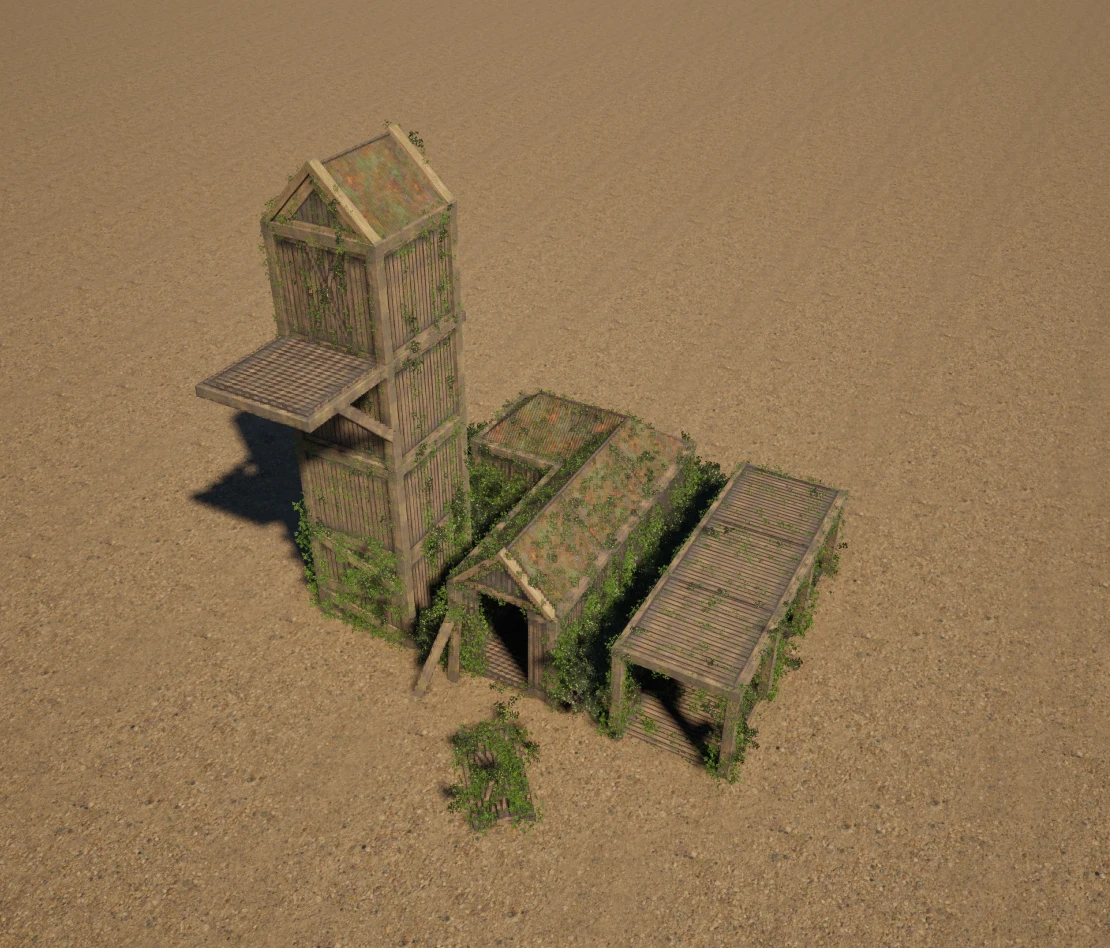 First modular cabin example structure